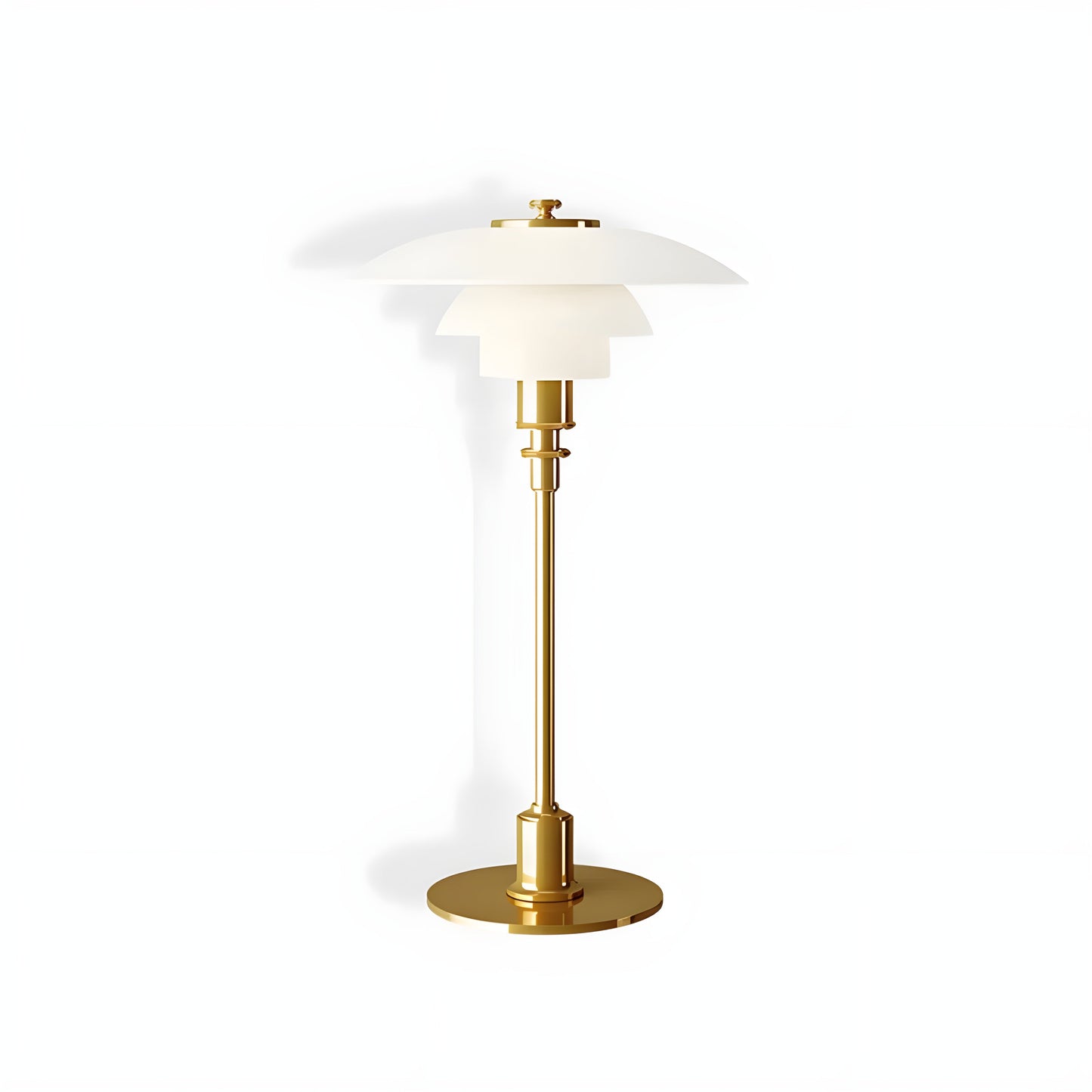 Elegant LED Bordlampe i Glas – Skandinavisk Design og Stemning