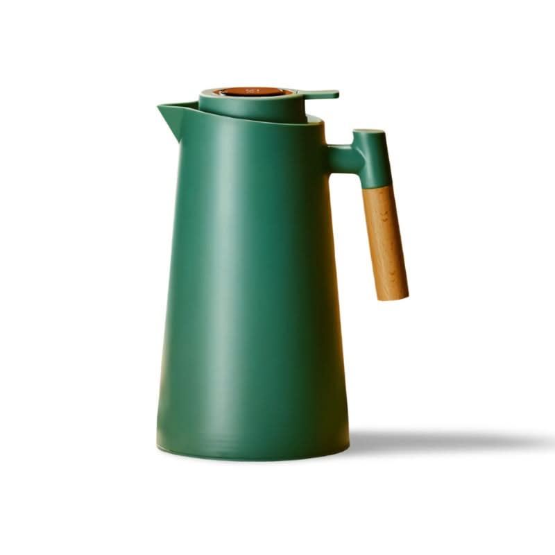 Elegant termokanna i glas med digital temperaturvisning