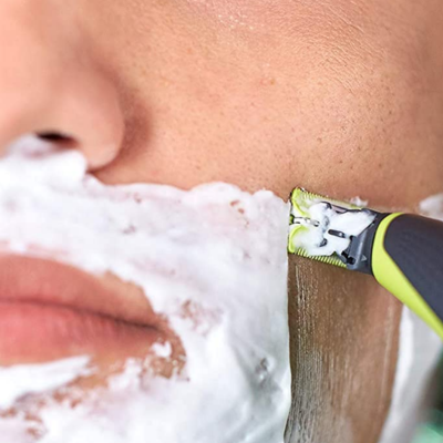 Vandtæt Dobbeltbarbermaskine – Glat og Sikker Barbering