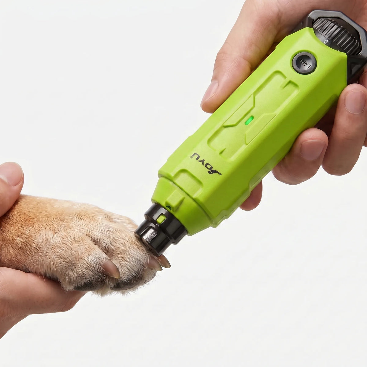 Genopladelig elektrisk hundeklofil med slibefunktion