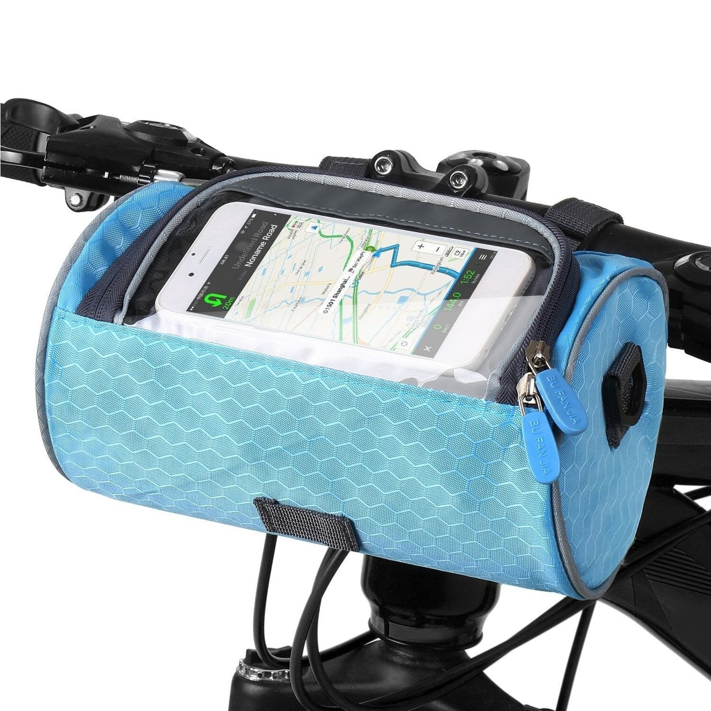 Vandtæt cykeltaske med touchscreen til sikker navigation