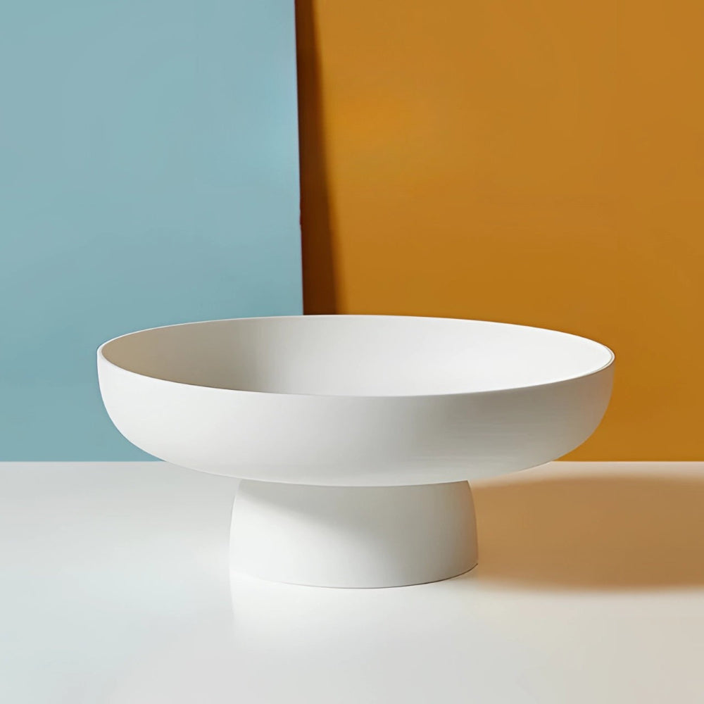 Retro fruktskål med upphöjd sockel – modern, lätt design