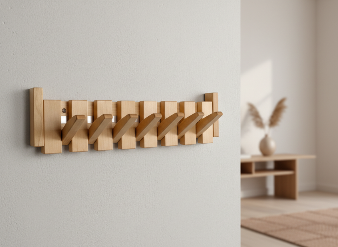 Kreativ Træ Kleshenger til Gang og Indgang – Piano Design