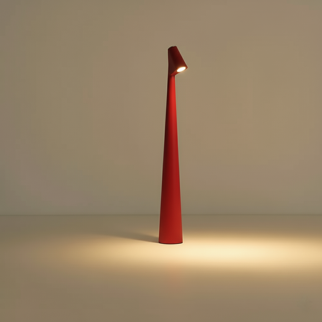 Trådlös LED-bordslampa med minimalistisk nordisk design