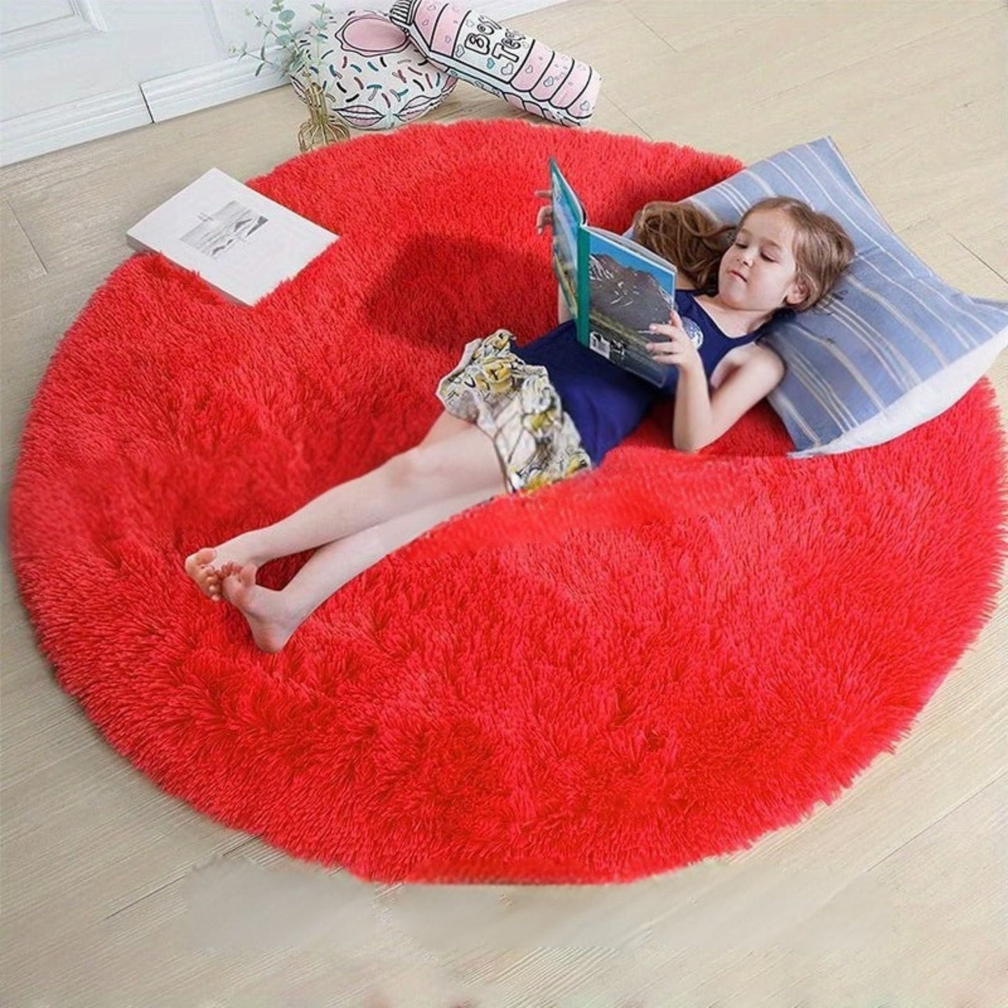 Rund Mjuk Matta - CozyNest
