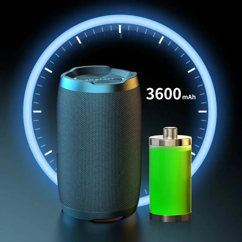 Zealot S49 Bluetooth Højttaler – 360° Lyd, 20W Effekt