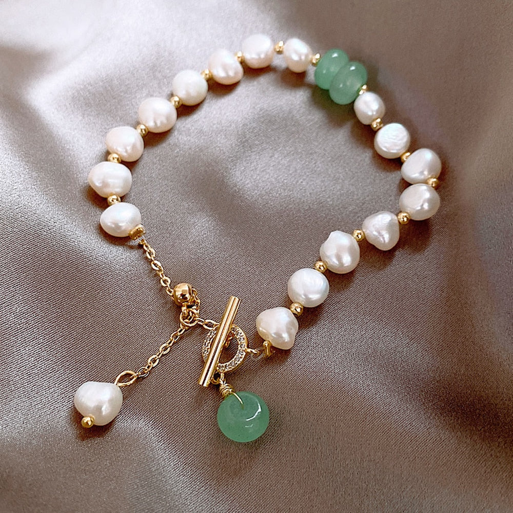 Elegant Perlearmbånd med Havets Inspiration – Oceana