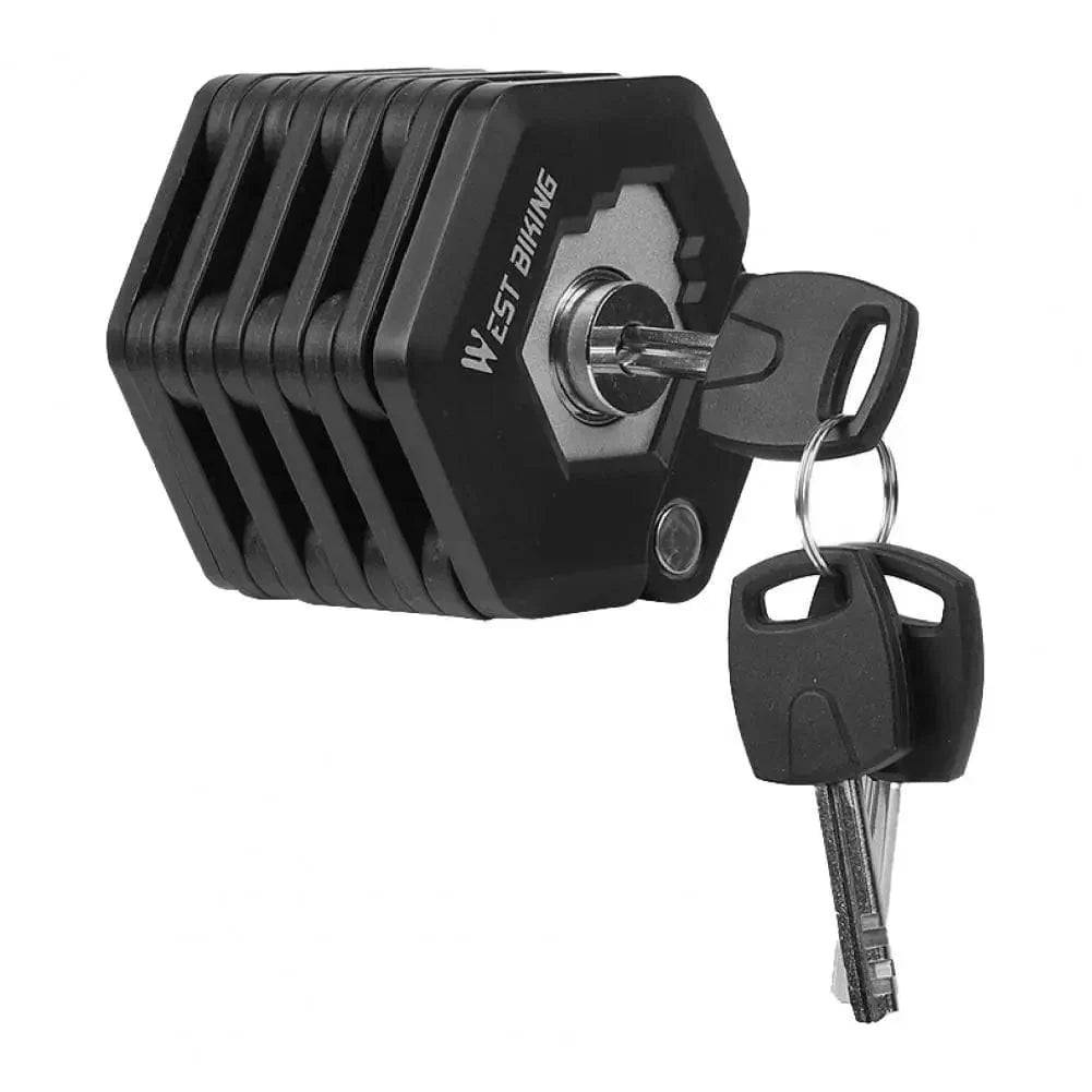 Ultra-stærk cykellås i zinklegering for maksimal sikkerhed