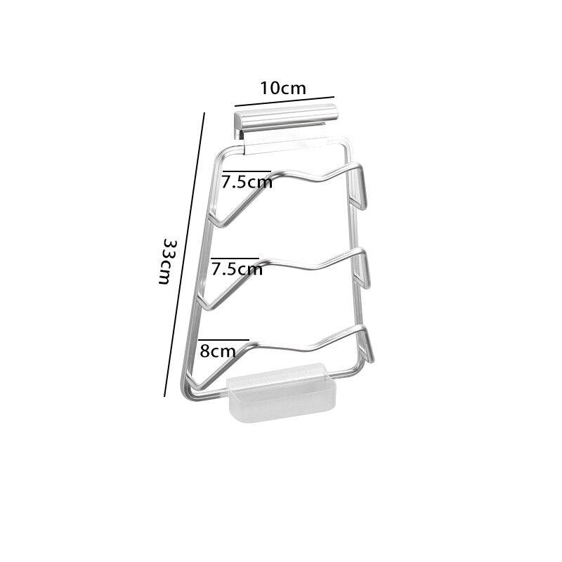 Væghængt ekstrem potelågsholder rack