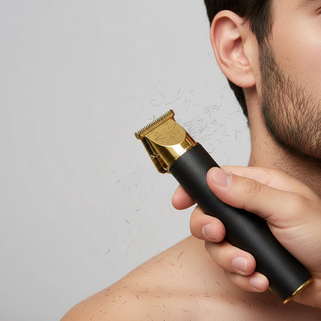 Trådløs Hårtrimmer med Præcision T-blad & Lang Batteritid