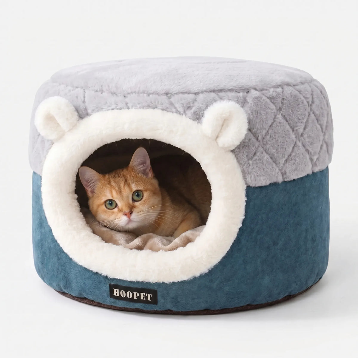 Halvåbent kæledyrshus med indgang - Cozycave