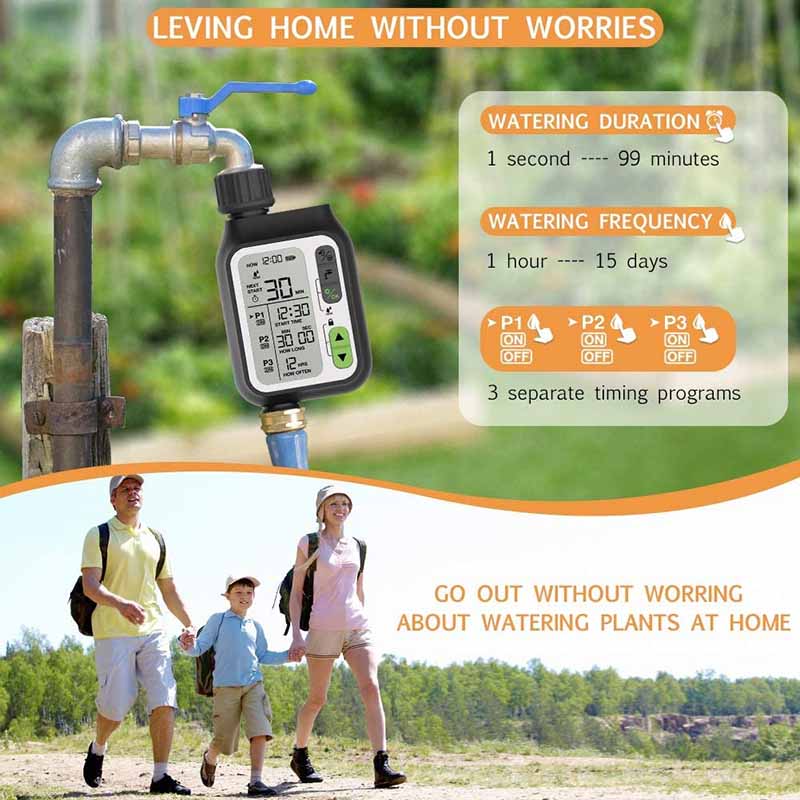 Automatisk Have Vandings Timer Sensor