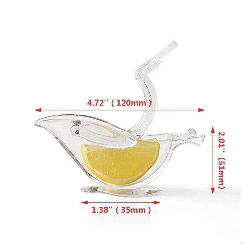 Transparent akryl citronpresser