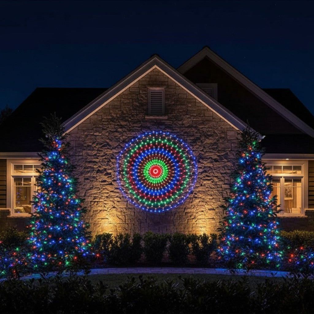 Udendørs LED Lyskæde med 8 Lysmodi – Perfekt til Festlig Hygge