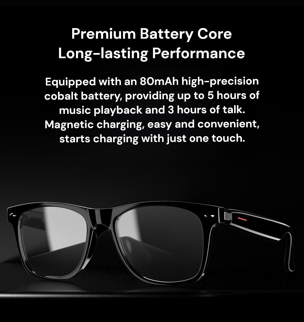 Smart briller med lyd og kommunikation til en aktiv livsstil