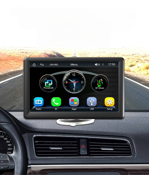 Trådløs skærm til Apple CarPlay og Android Auto til bilen