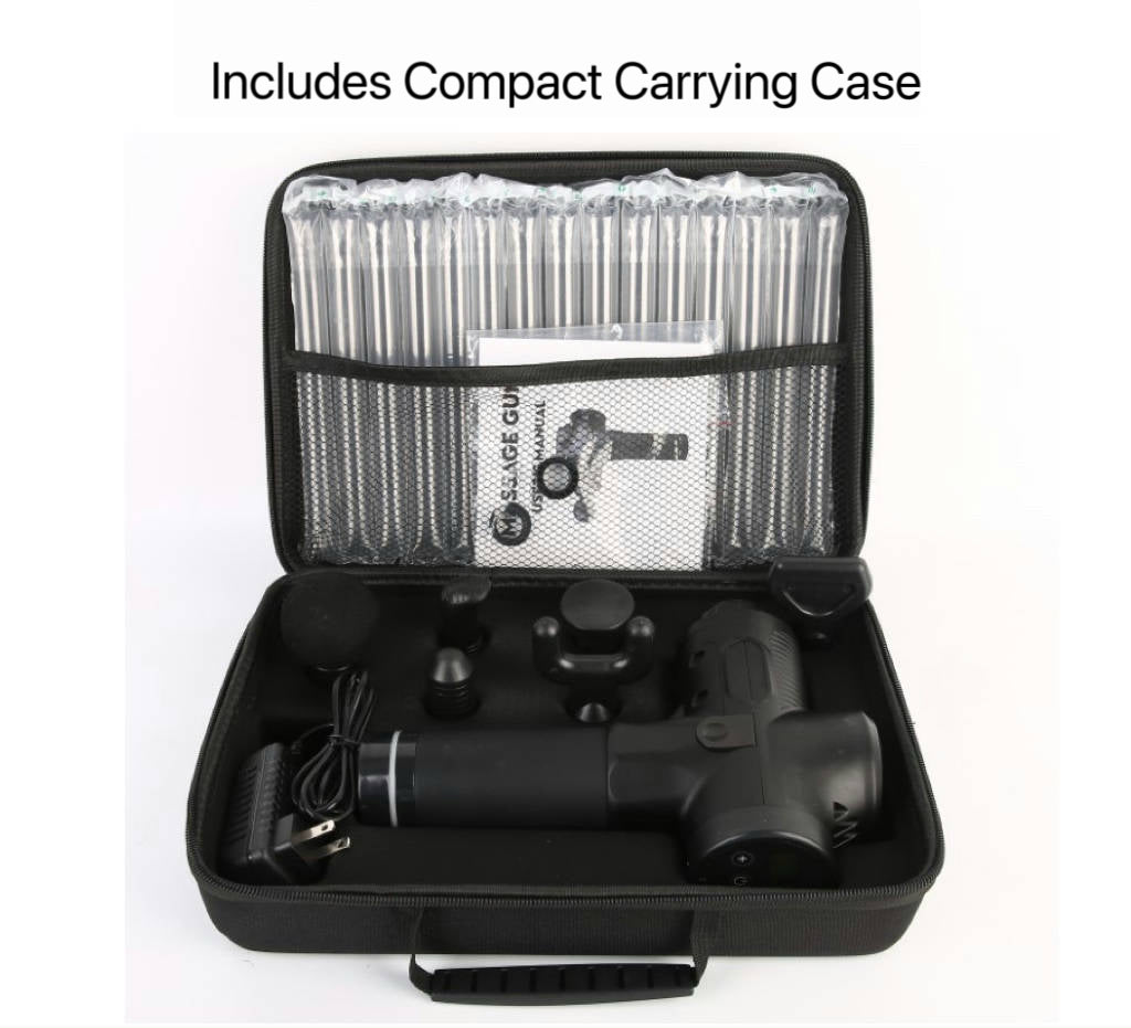 Effektiv massagepistol til dybdegående muskelafslapning hjemme eller i fitnesscentret