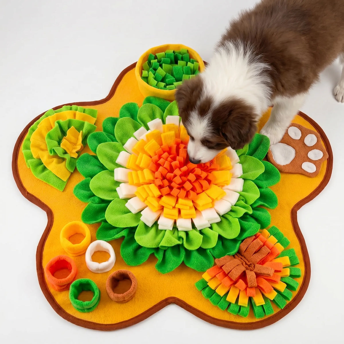 Interaktiv Snusemåtte i Blomsterdesign