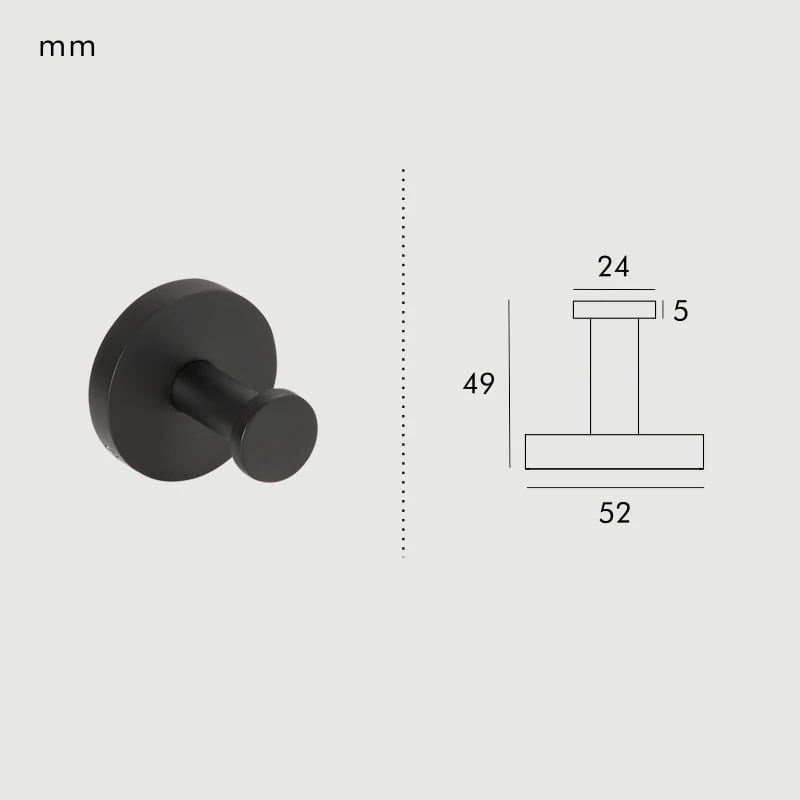 Elegant Messing Badehåndklædeholder | Moderne Design