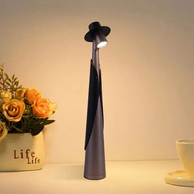 Elegant Touch LED-bordslampa med trådlös laddning