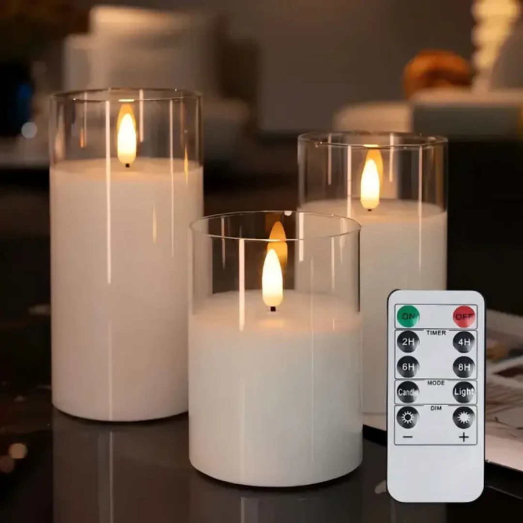 LED Lys med Fjernbetjening – Sikkerhed og Hygge Uden Flammer