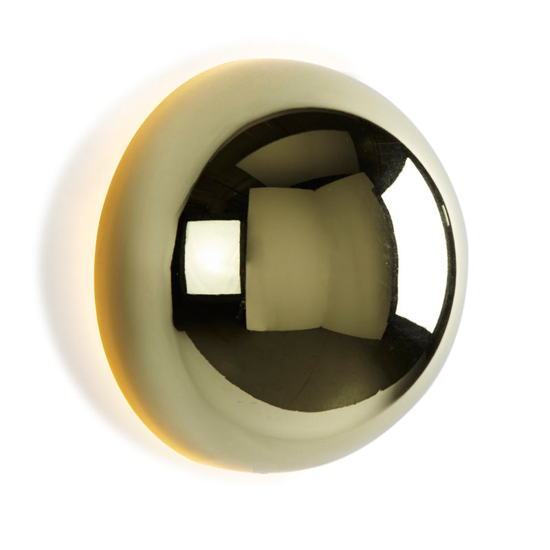 Rund Vägglampa med Nordisk Design och Mjukt LED-Ljus