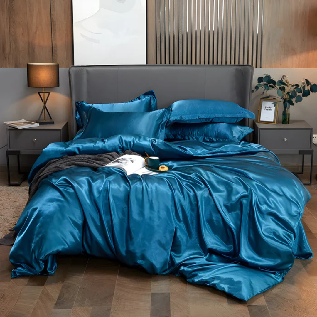 Luksuriøst Rayon Sengetøjssæt 155x220 | Blød og Åndbar Komfort