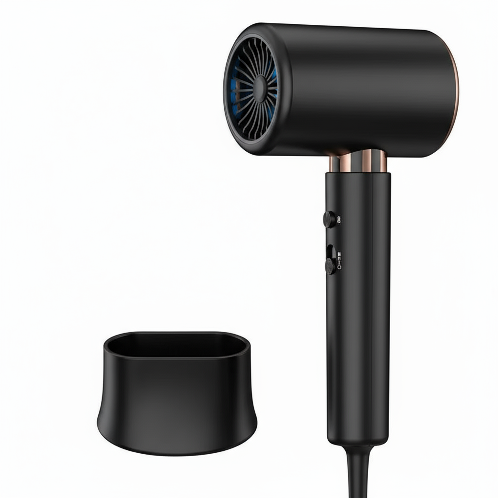 2400W Hårtørrer med Ion-teknologi for Skinnende Hår