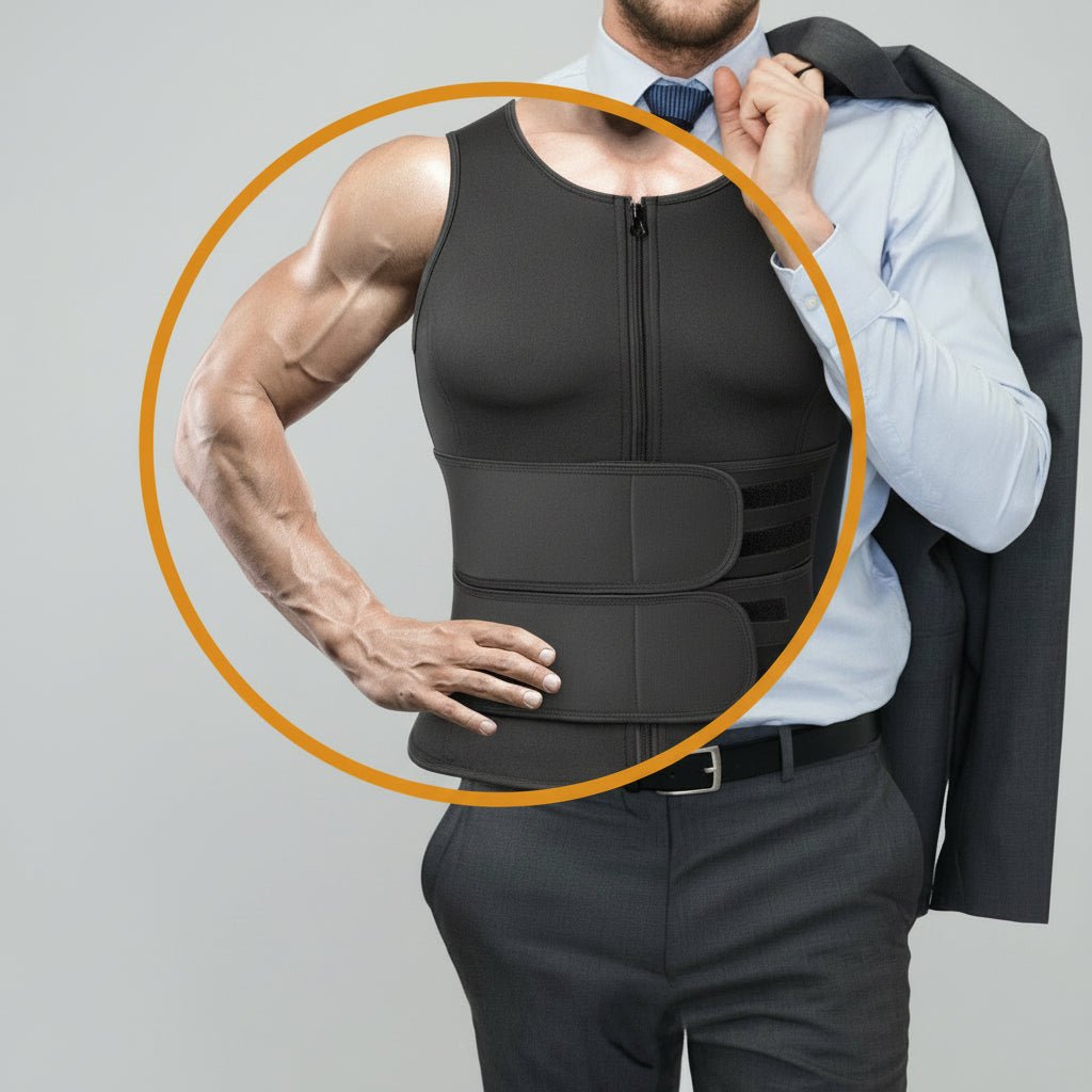Effektiv Neopren Sauna Vest til Mænd - Øget Kalorieforbrænding