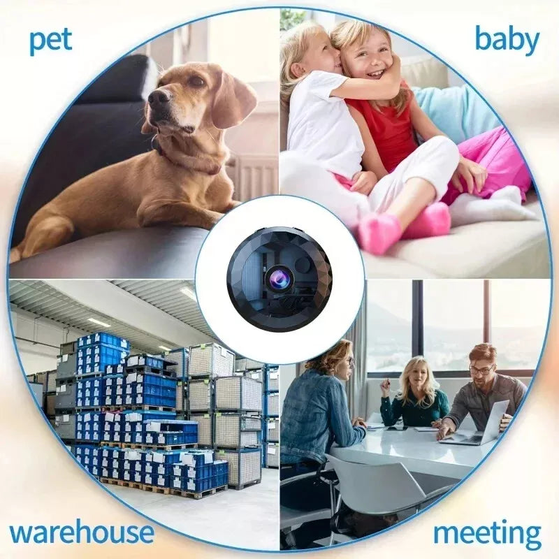 Magnetisk Mini WiFi Overvågningskamera – 1080P HD med Natsyn & Bevægelsessensor