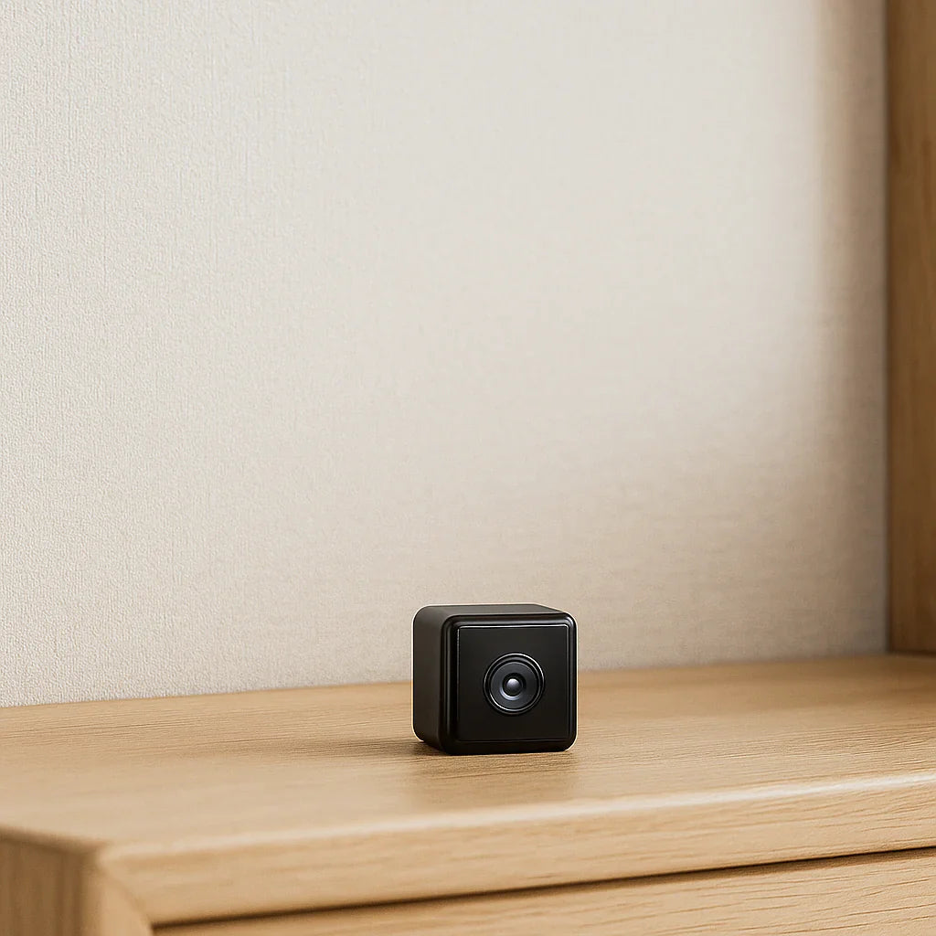 Kompakt HD WiFi-kamera – Diskret säkerhet inomhus