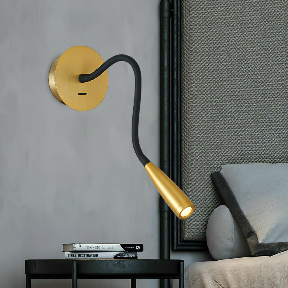 Elegant LED Væglampe med Justerbar Lysretning
