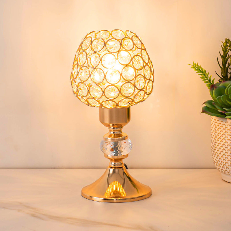 Lyxig bordslampa i kristall - Elegant ljus för ditt hem