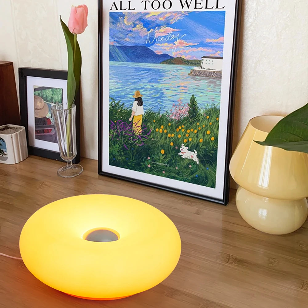 Stilfuld LED-lampe med touch og justerbart lys