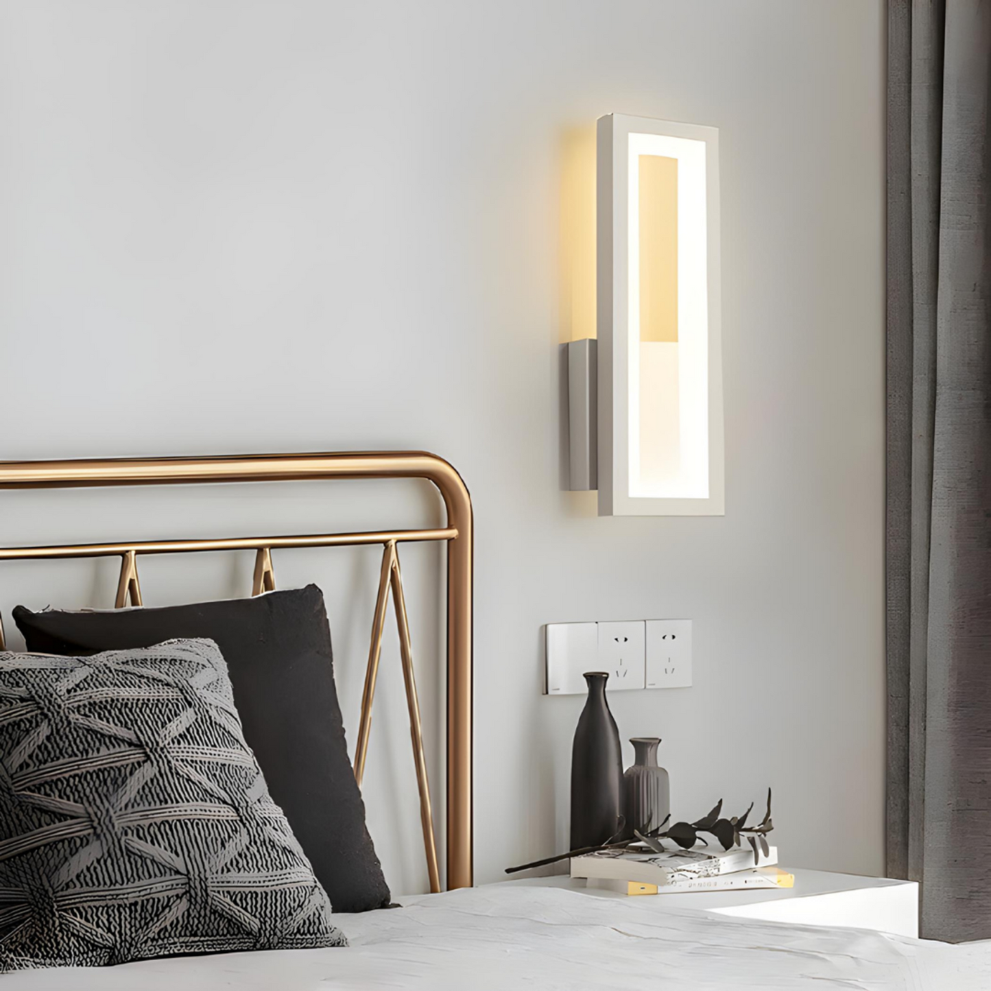 Elegant LED-vägglampa med justerbart ljus och energieffektivitet
