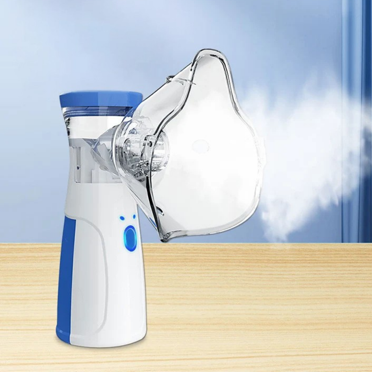 Bærbar Ultrasonisk Nebulisator med Fin Damp