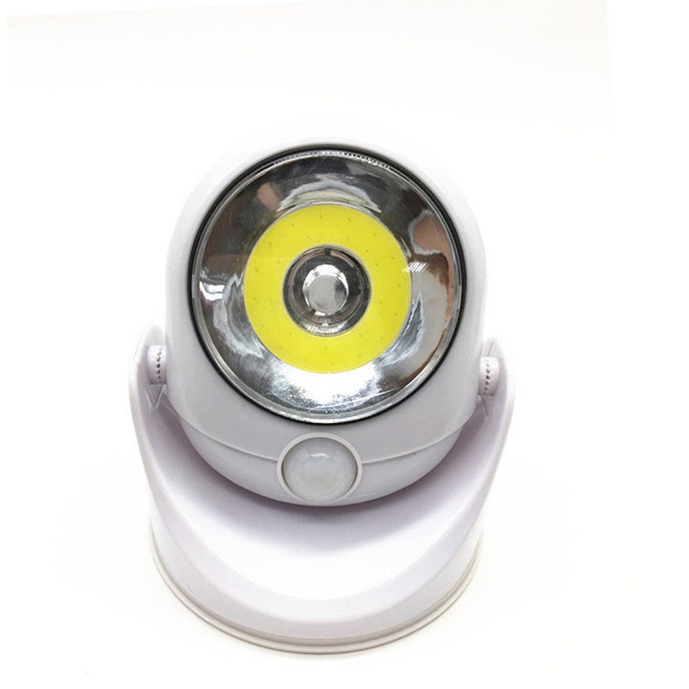 LED Säkerhetslampa med Rörelsesensor och Timer – Trådlös och Väderbeständig – 450 Lumen
