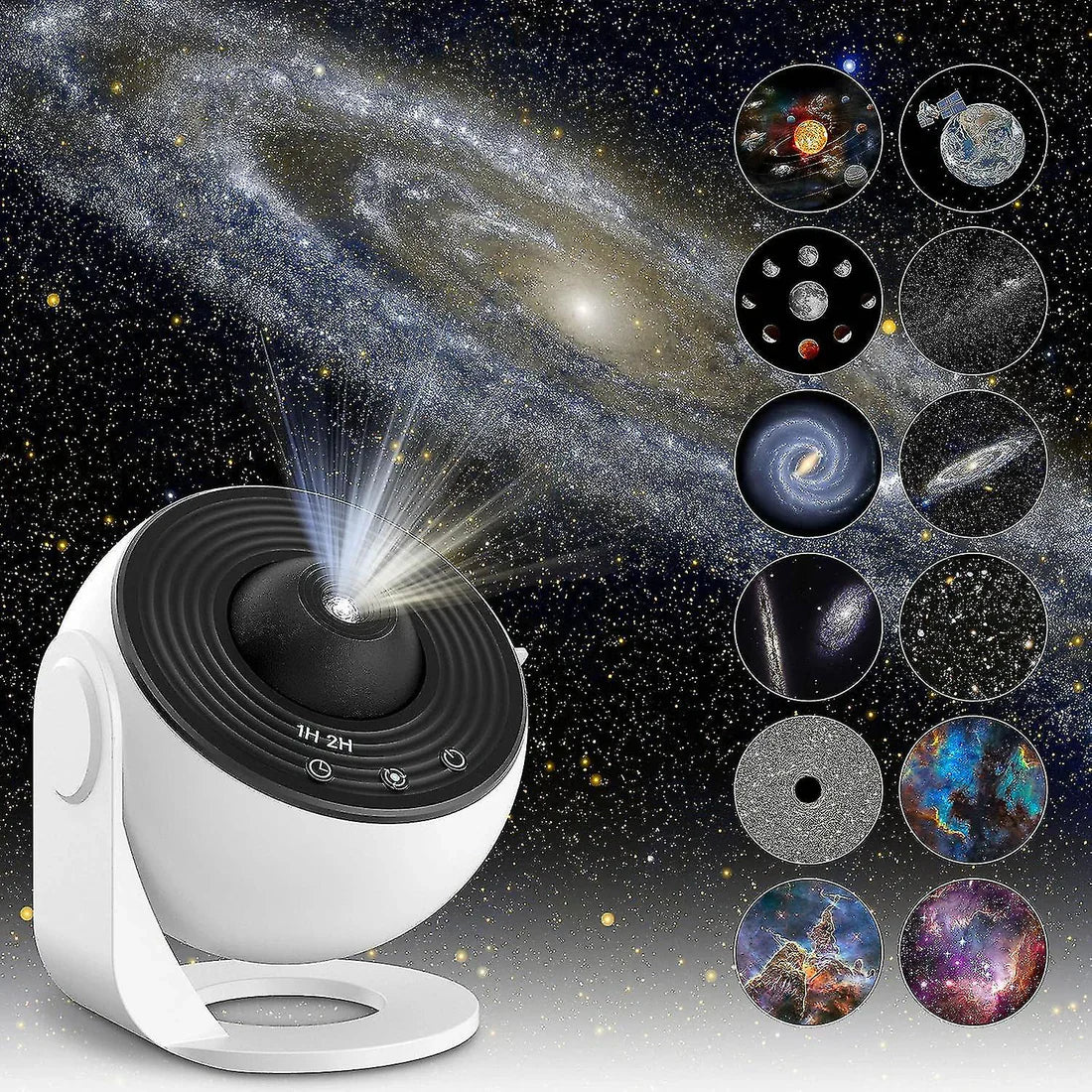 Projektionslampa GalaxyGlow – rymdmagi för ditt hem