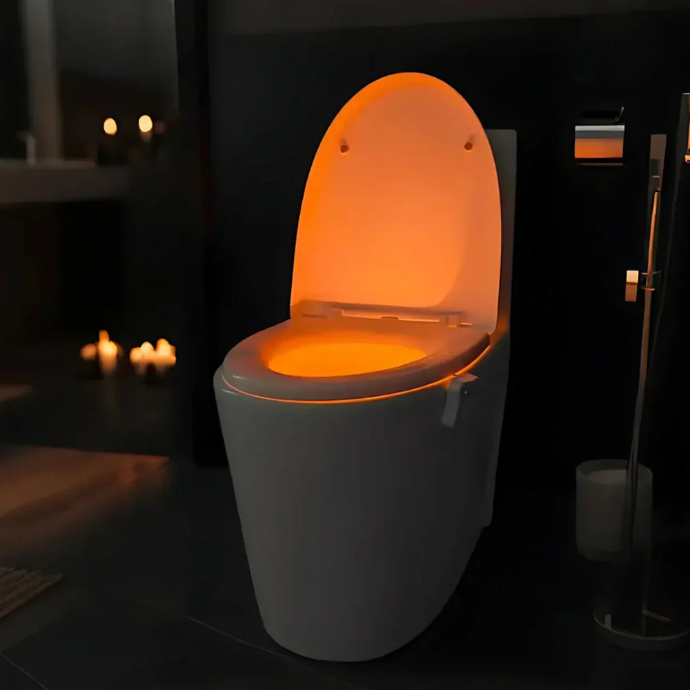 Automatisk LED Natlys til Toilet med Bevægelsessensor