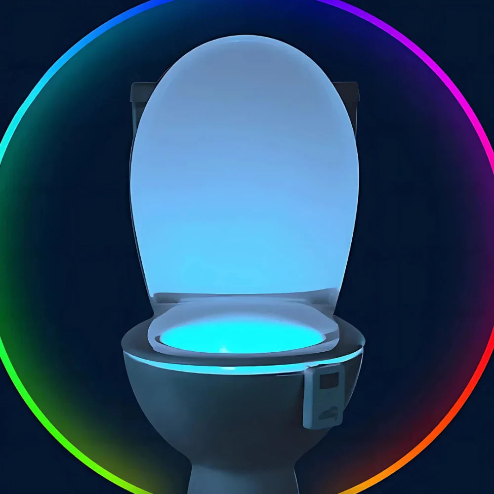Automatisk LED Natlys til Toilet med Bevægelsessensor
