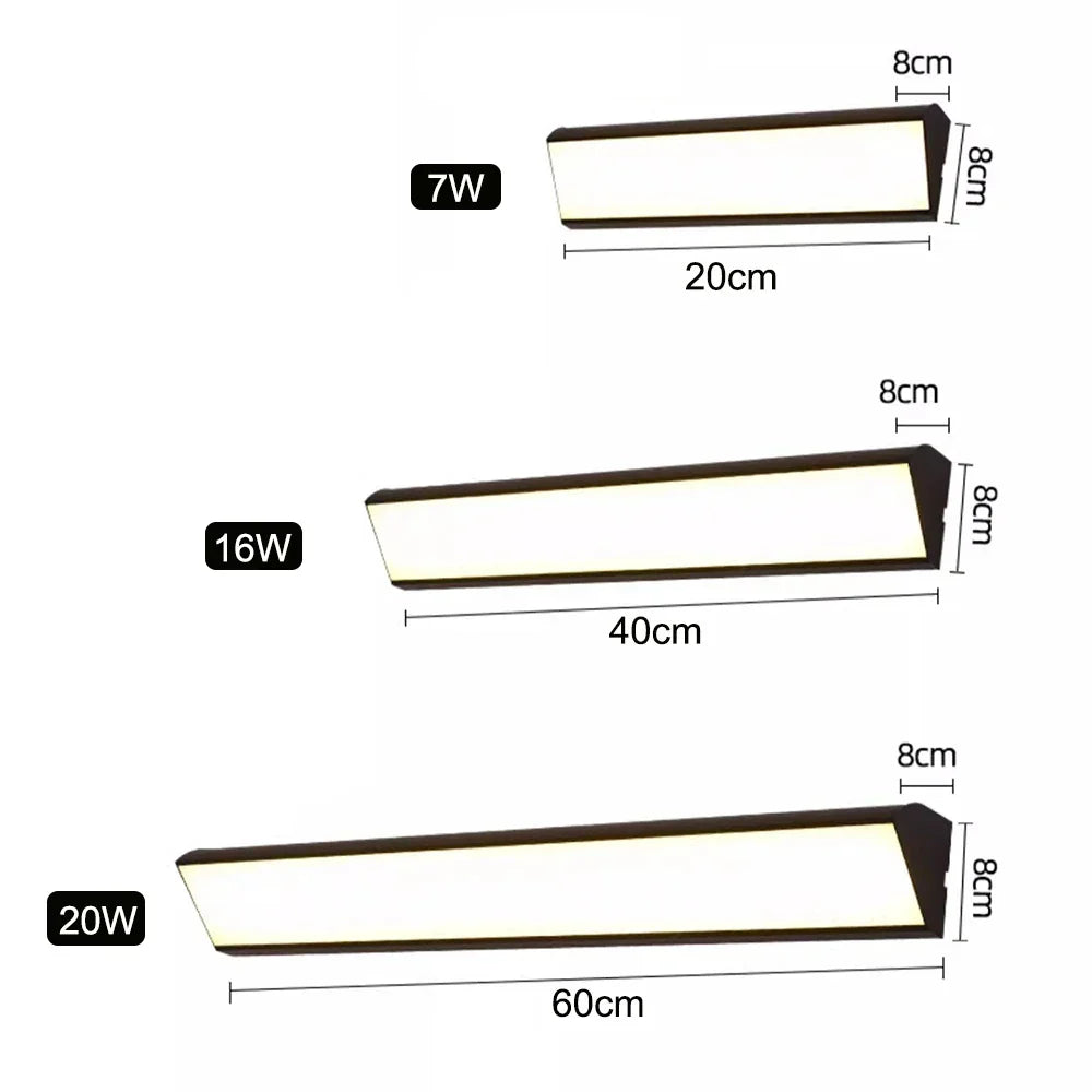 Energisnål LED Utomhusvägglampa i Elegant Design