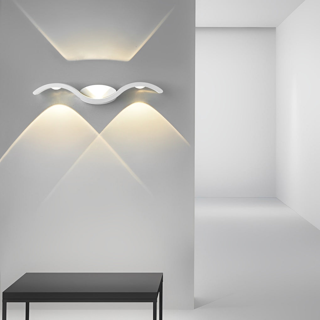 Modern Utomhus Vägglampa med Energibesparande LED