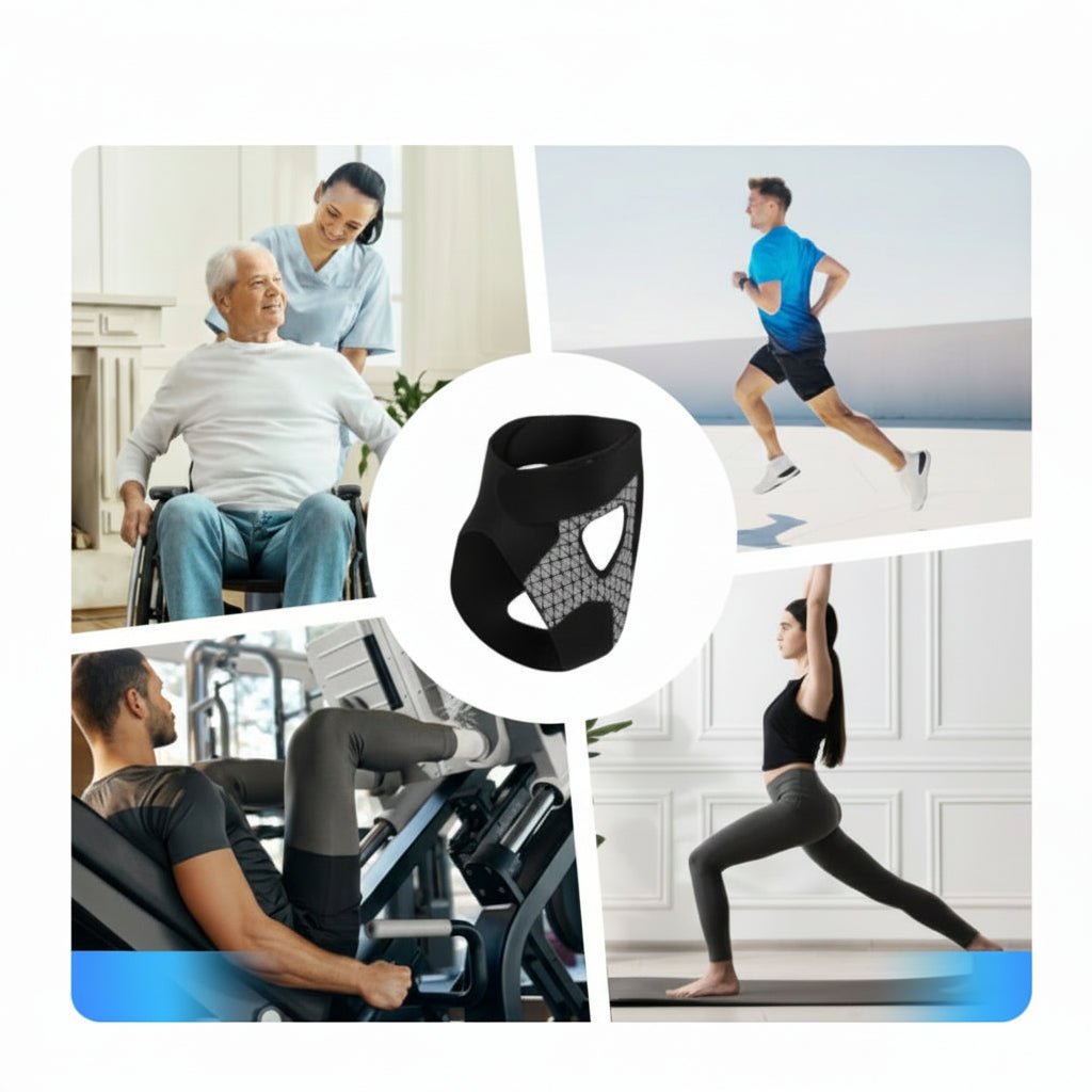 Justerbart fotledsstöd för stabilitet och komfort inom sport
