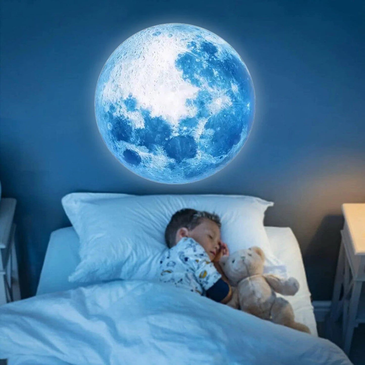 Lugnande planetlampa - stämningsfull LED-nattlampa