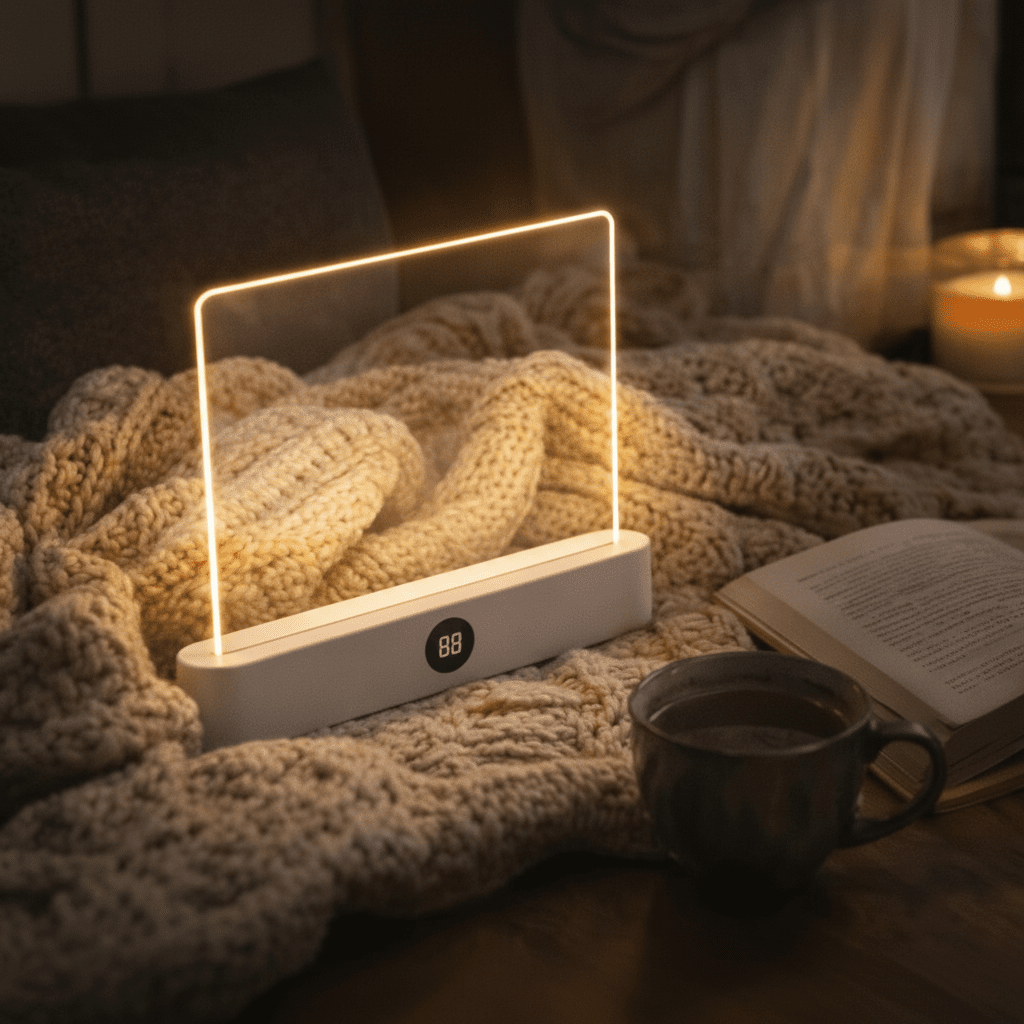 LED Boglampe med Justerbar Lysstyrke og USB Opladning
