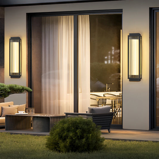 Vandtæt LED Udendørsvæglampe med Moderne Design