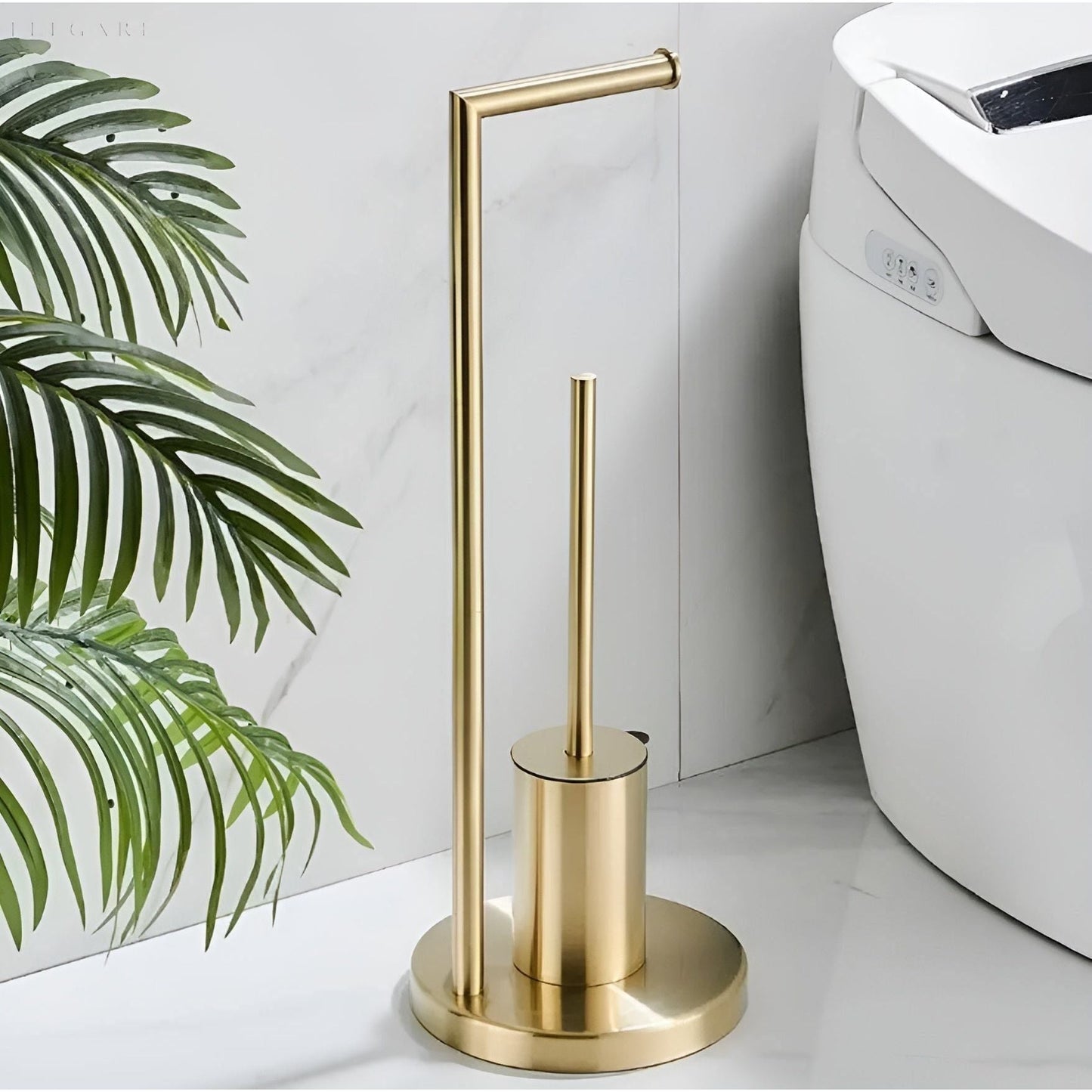 Innovativ Toiletpapirholder uden Boring - Moderne & Pladsbesparende