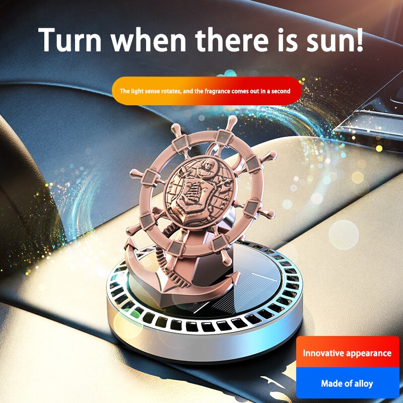 Auto Aroma Solenergi Vindmølle Luftfrisker