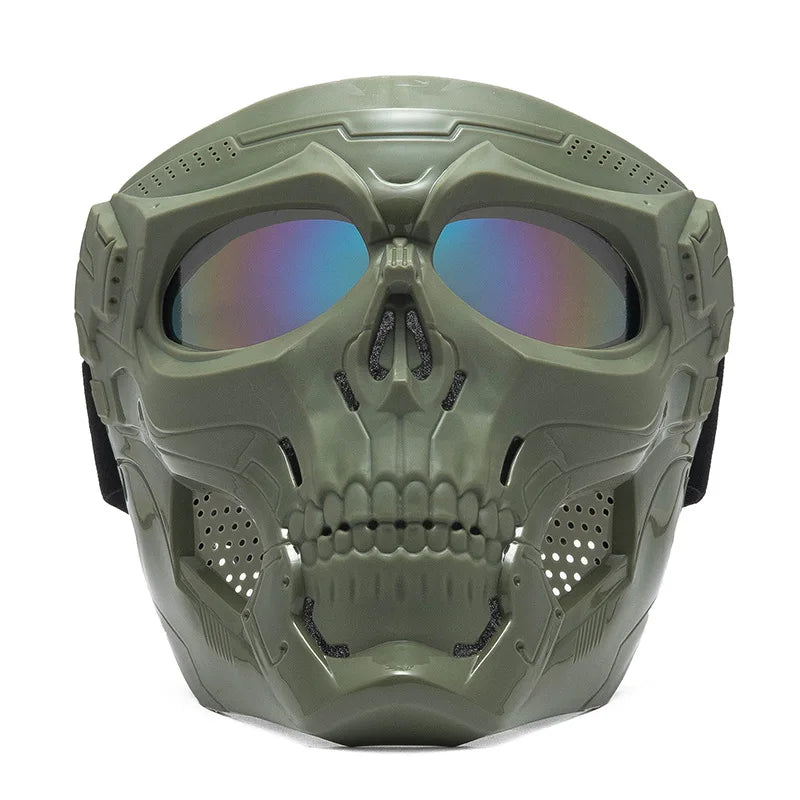 Skull Horror Off-Road Motorcykel Maske