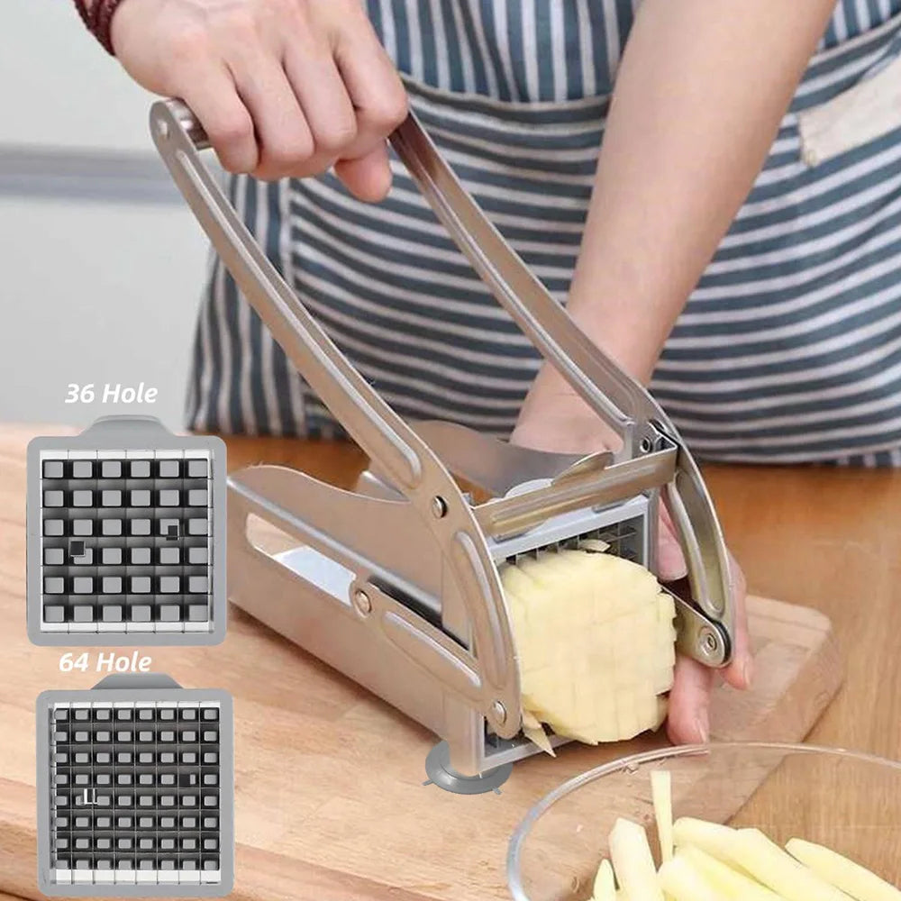 Stilfuld grøntsagshakker i rustfrit stål – Fritzo Gemüseschneider